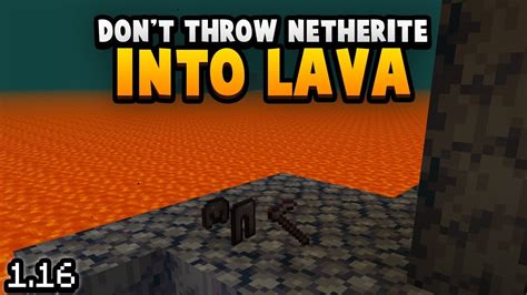 Is netherite immune to lava?