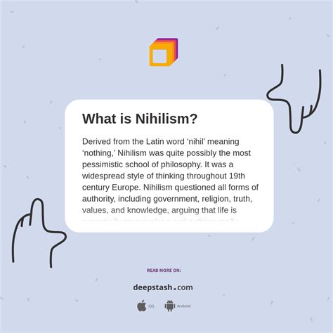 Is nihilism immature?