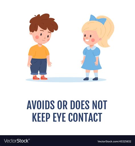 Is no eye contact ADHD or autism?
