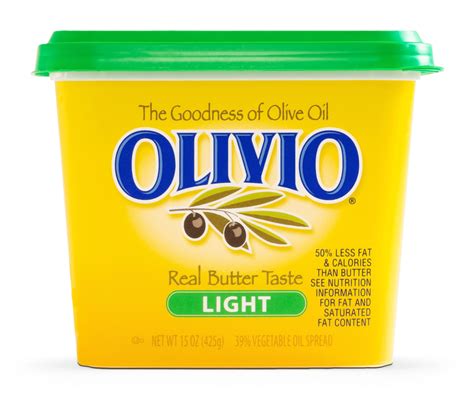 Is olivio healthier than butter?