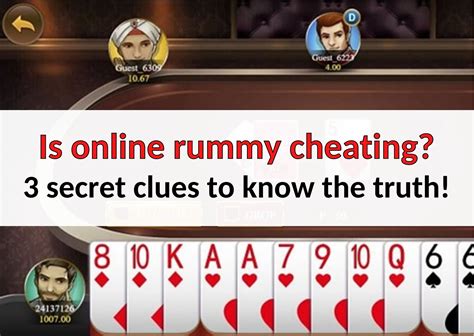 Is online rummy cheating?