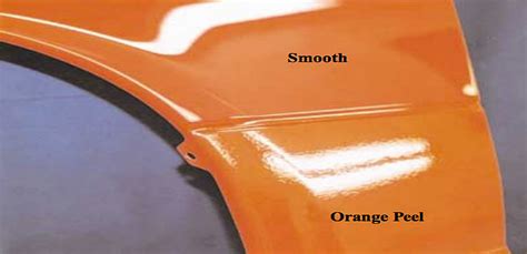 Is orange peel in paint normal?