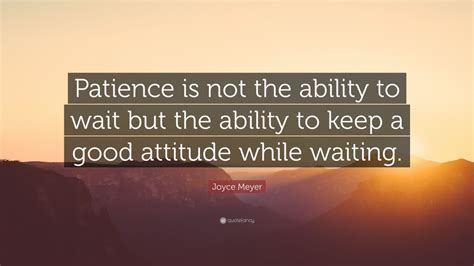 Is patience a good personality?