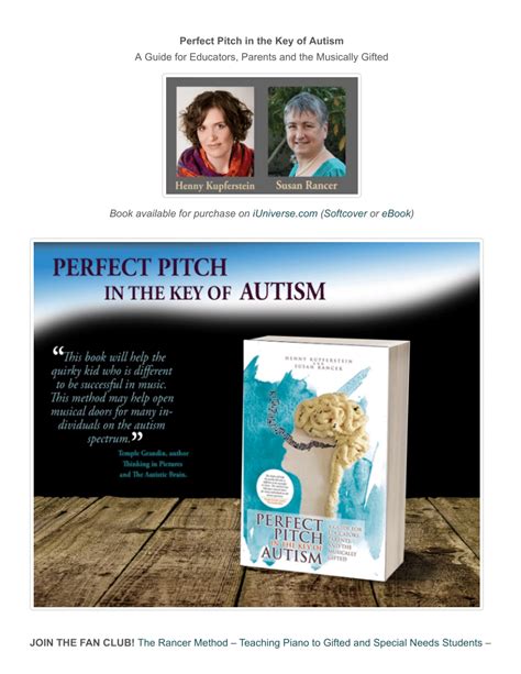 Is perfect pitch autism?