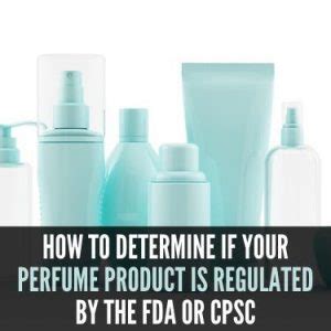 Is perfume regulated by the FDA?