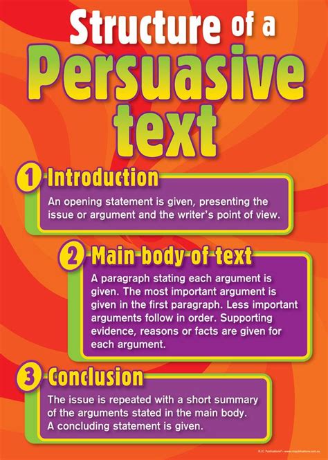 Is persuasive a text structure?