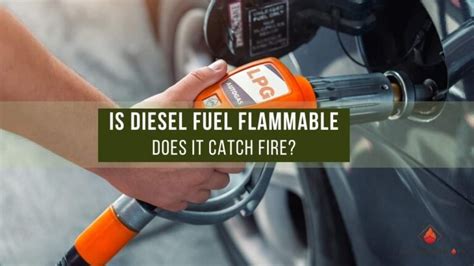 Is petrol more flammable than diesel?