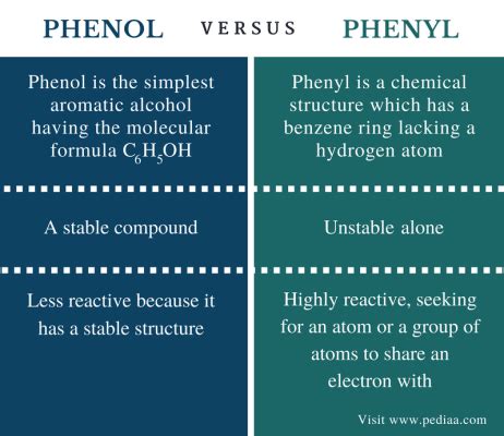 Is phenol and phenyl same?