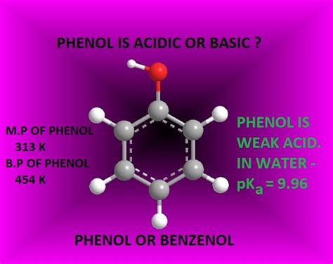 Is phenol stronger than water?
