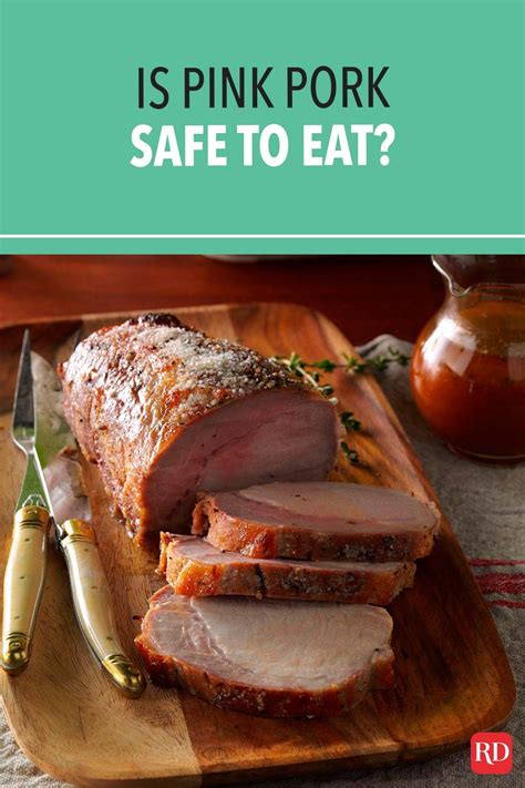 Is pink pork safe?