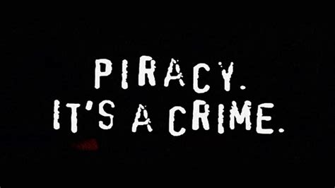 Is pirating a crime?