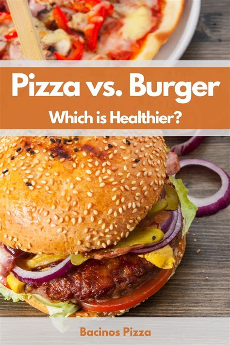Is pizza less healthy than burger?