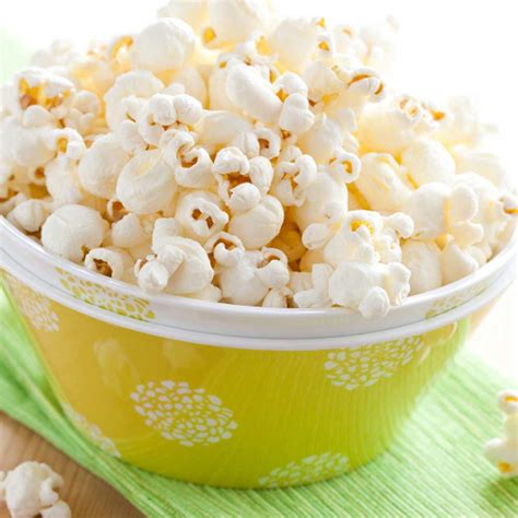 Is plain popcorn a healthy snack?