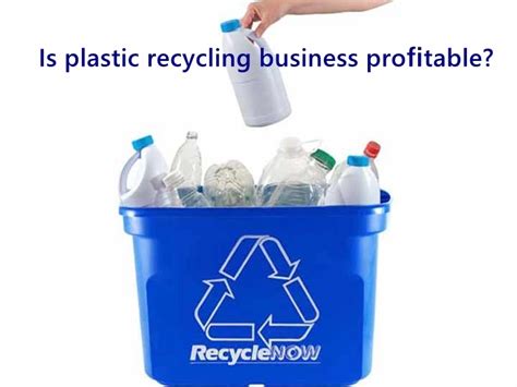 Is plastic bottle recycling profitable?