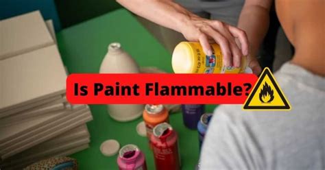 Is plastic paint flammable?