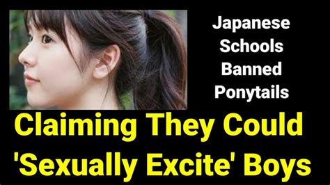 Is ponytail banned in Japan school?