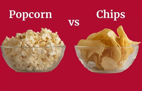Is popcorn healthy than chips?