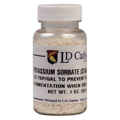 Is potassium sorbate bad for yeast?