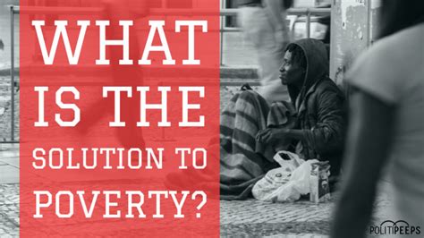 Is poverty being solved?