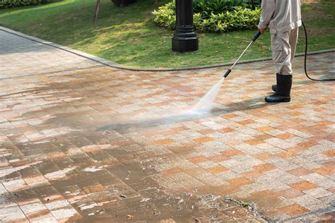 Is power washing hard on concrete?