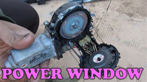 Is power window motor repairable?