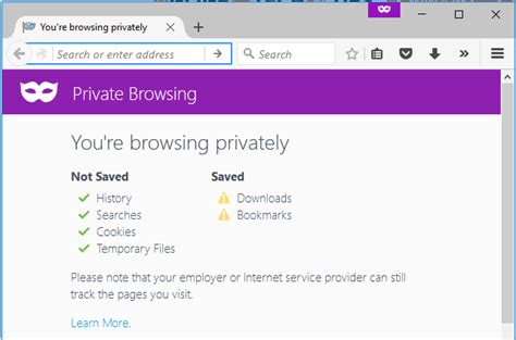 Is private browsing tracked?