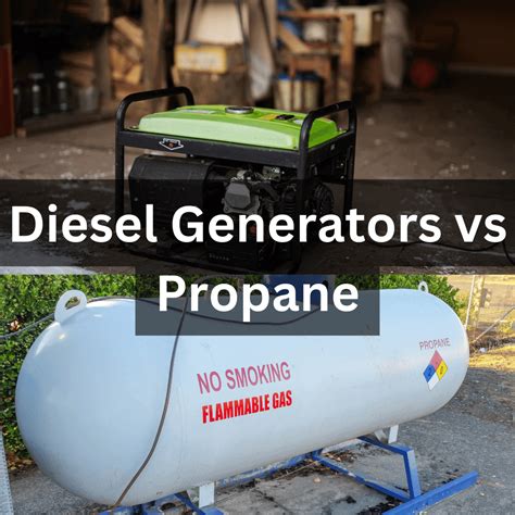 Is propane generator better than diesel?