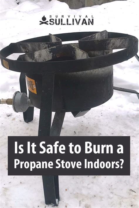 Is propane safe to burn indoors?