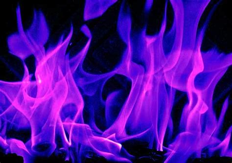 Is purple fire real?