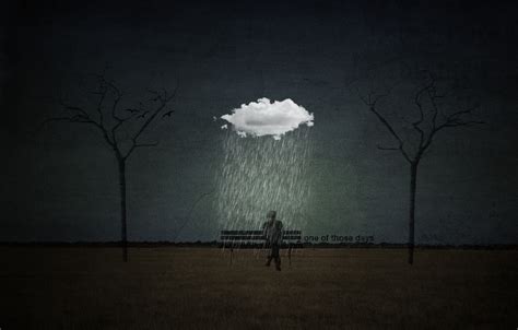 Is rain associated with sadness?