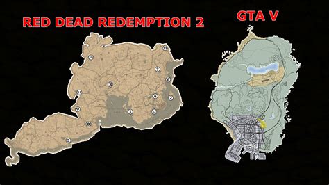 Is rdr2 map bigger than GTA 5?