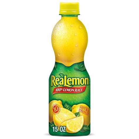 Is real lemon juice in bottle real?