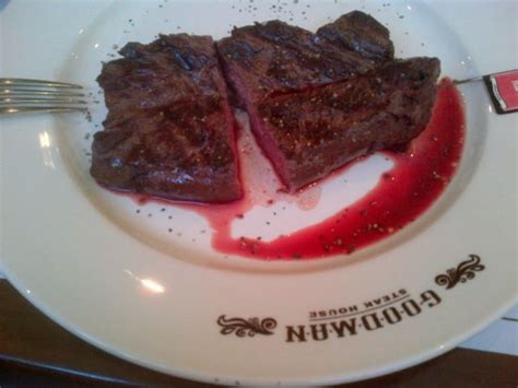 Is red in steak blood?