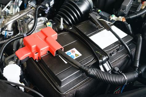 Is red positive on a car battery?