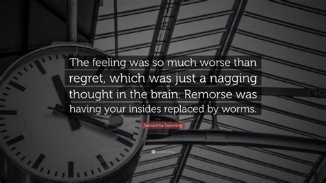 Is regret worse than remorse?
