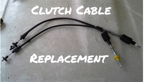 Is replacing a clutch cable a big job?