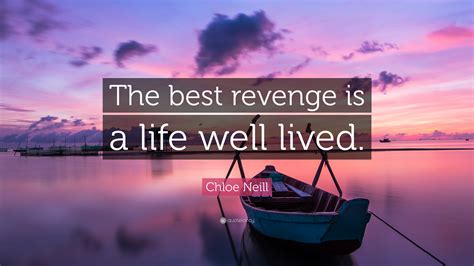 Is revenge good in life?