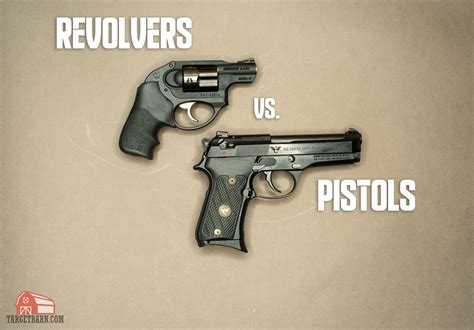 Is revolver powerful than pistol?
