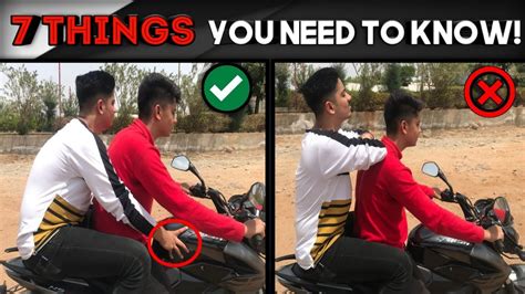 Is riding pillion intimate?