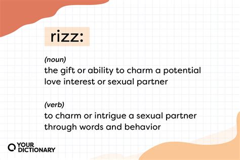 Is rizz a noun?