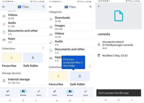 Is safe folder and locked folder the same?