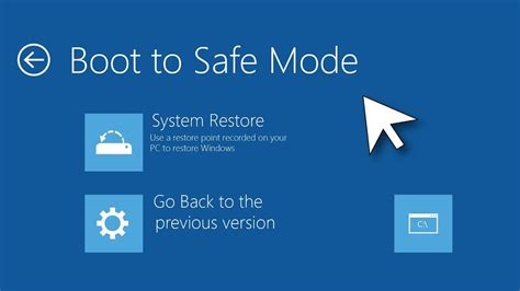 Is safe mode secure boot?