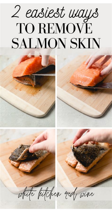 Is salmon better with skin on or off?