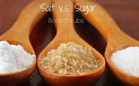 Is salt or sugar better for the skin?
