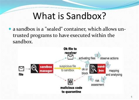 Is sandbox trusted?