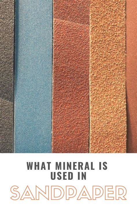 Is sandpaper a mineral or a rock?