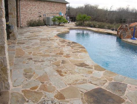 Is sandstone OK for around a pool?