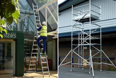 Is scaffolding safer than ladders?