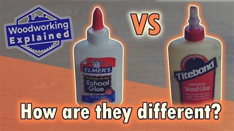 Is school glue the same as wood glue?