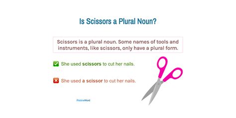 Is scissors plural or singular?